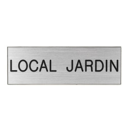 Plaque de porte LOCAL JARDIN