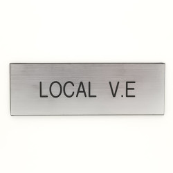 Plaque de porte LOCAL V.E