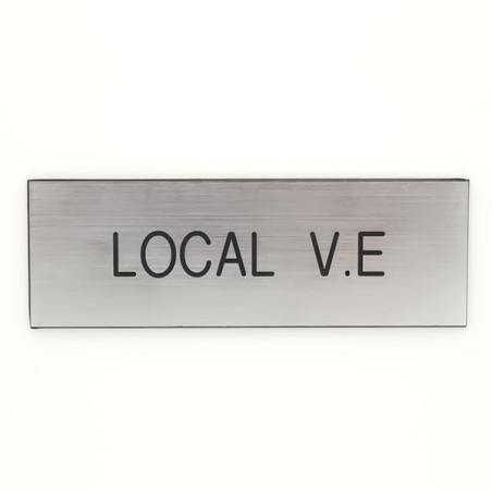 Plaque de porte LOCAL V.E Etiquette gravoply