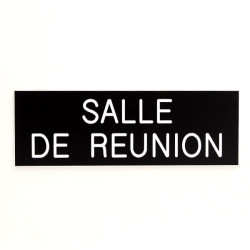 Plaque de porte SALLE DE REUNION