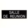 Plaque de porte SALLE DE REUNION Etiquette gravoply