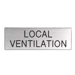 Plaque de porte  LOCAL VENTILATION