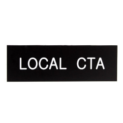 Plaque de porte LOCAL CTA