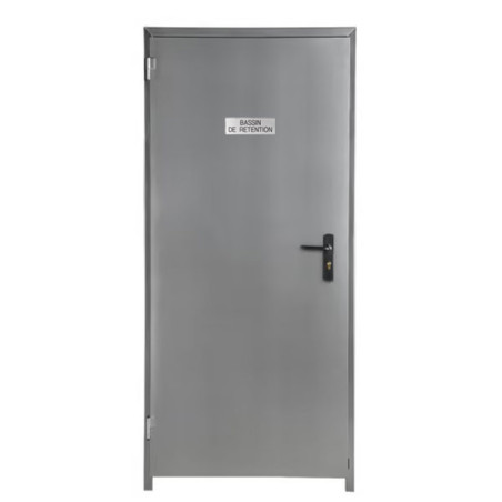 Plaque de porte BASSIN DE RETENTION Etiquette gravoply
