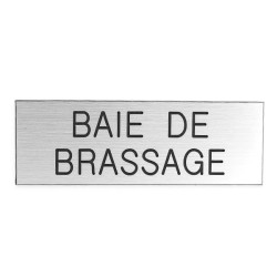 Plaque de porte BAIE DE BRASSAGE