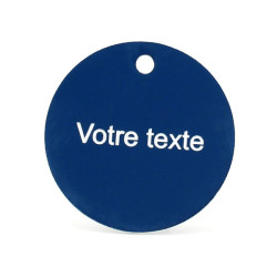 Jeton gravure laser sur gravoply 1 ligne