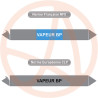 Repérage de tuyauterie Vapeur BP reperage marqueur tuyauterie vinyle