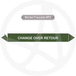 Repérage de tuyauterie NFX ou CLP Change over retour