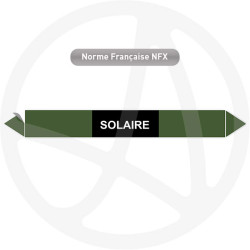 Repérage de tuyauterie NFX ou CLP Solaire