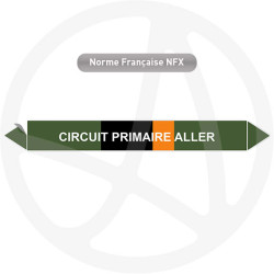Repérage de tuyauterie NFX ou CLP Circuit primaire aller