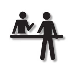 Pictogramme découpé ACCUEIL