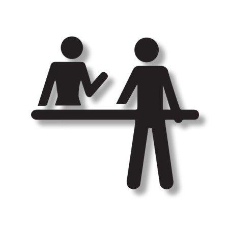 Pictogramme découpé ACCUEIL