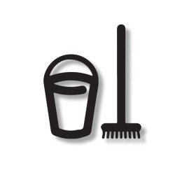 Pictogramme découpé ENTRETIEN MENAGE