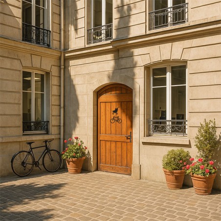 Pictogramme découpé LOCAL VELOS POUSSETTES