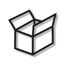 Pictogramme découpé POUBELLE TRI CARTON