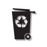 Pictogramme découpé POUBELLE RECYCLAGE