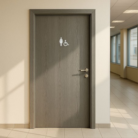 Pictogramme découpé TOILETTES PMR FEMME