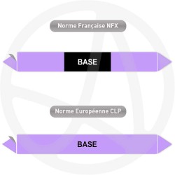 Repérage de tuyauterie NFX ou CLP Base