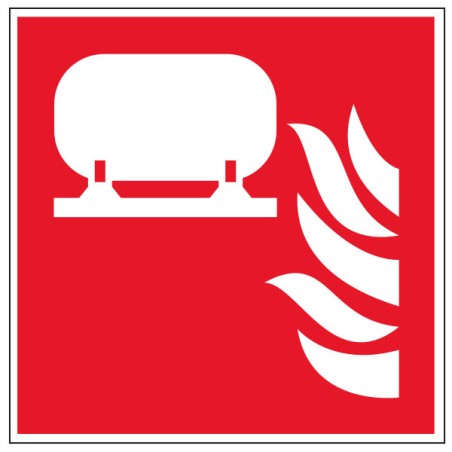 Pictogramme incendie Installation fixe d'extinction incendie F012