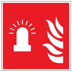 Pictogramme incendie Feu clignotant F018