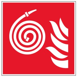 Pictogramme incendie Tuyau d'incendie non raccordé F019