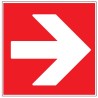 Pictogramme incendie Flèche directionelle 90° droite A090R