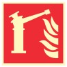 Pictogramme incendie Moniteur d'incendie F015 - Photoluminescent