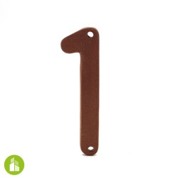 Numéro de logement - céramique terracotta