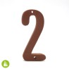 Numéro de logement - céramique terracotta