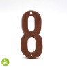 Numéro de logement - céramique terracotta