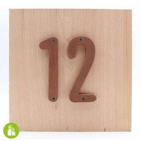 Numéro de logement - céramique terracotta