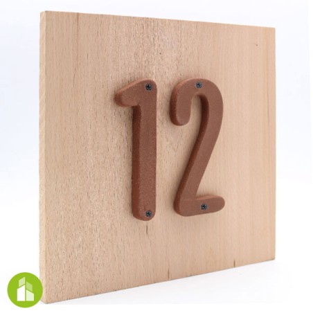 Numéro de logement - céramique terracotta
