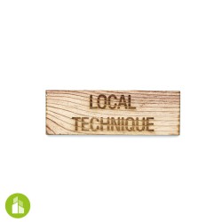 Plaque de porte - Palette recyclée