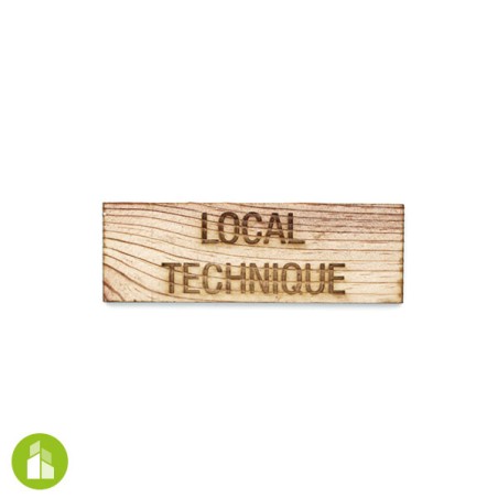 Plaque de porte - Palette recyclée