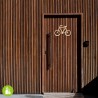 Pictogramme découpé vélo - Palette recyclée