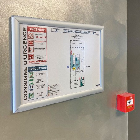 plan d'évacuation sur mesure