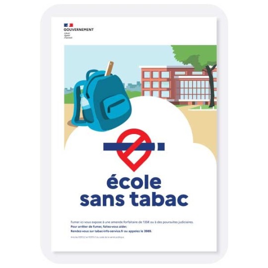 Consigne « École sans tabac » / Loi anti-tabac