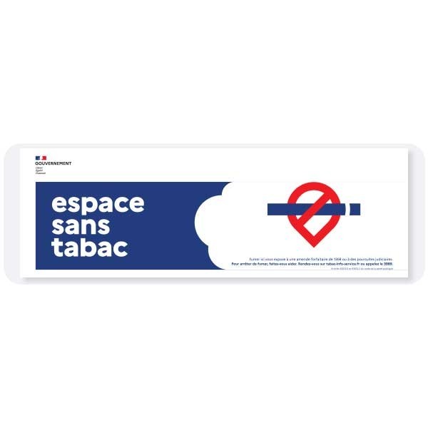 visuel consigne anti tabac pour espace public