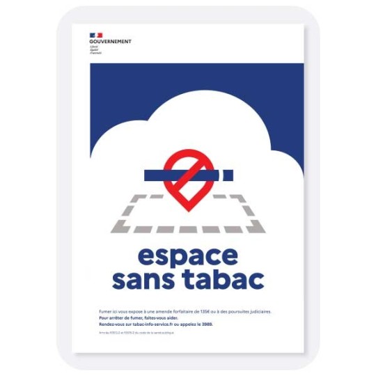 Consigne « Périmètre 10m sans tabac » / Loi anti-tabac