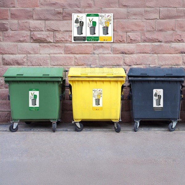 Mémo tri poubelle noire – Déchets non recyclables | Aluplex Signalétique
