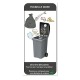 Mémo tri poubelle noire – Déchets non recyclables | Aluplex Signalétique