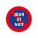 Panneau jour et nuit interdiction de stationner | Aluplex