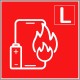 Panneau consigne extincteur classe de feu L | Aluplex