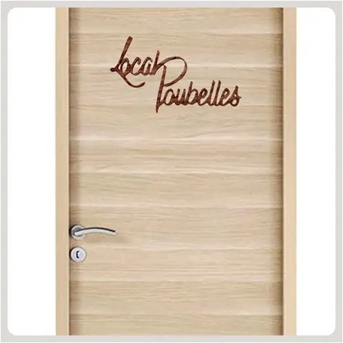 Lettres, chiffres et mots découpés