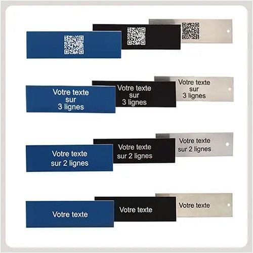 Etiquettes gravées