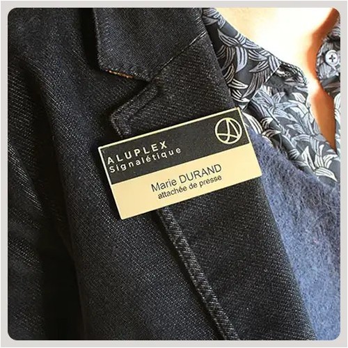 Badges d’identification